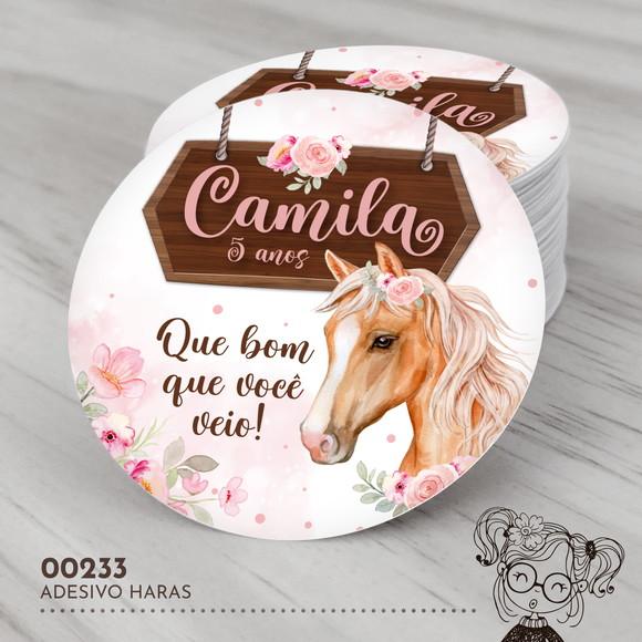 Adesivo Redondo Haras - 00233