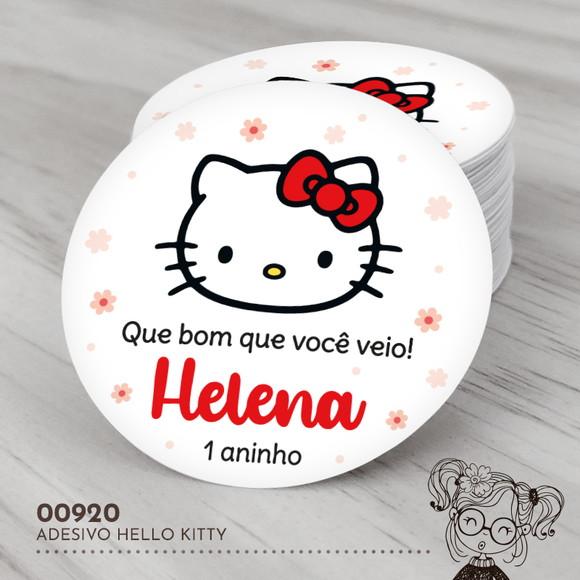 Adesivo Redondo Hello Kitty - 00920