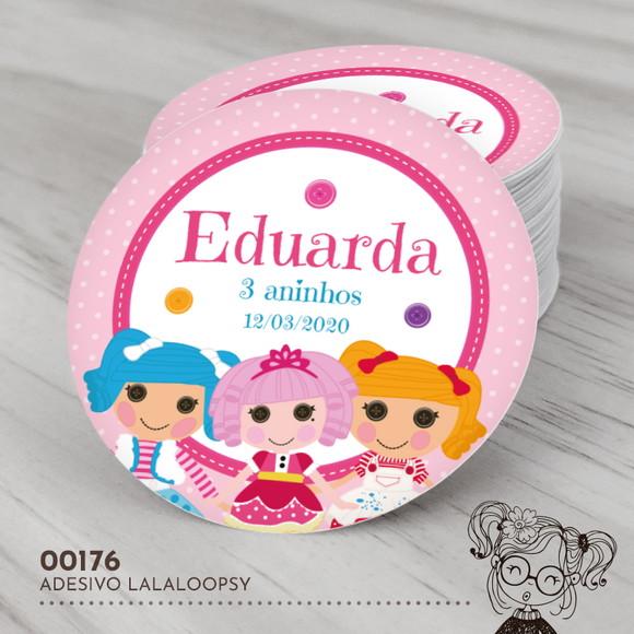 Adesivo Redondo Lalaloopsy - 00176