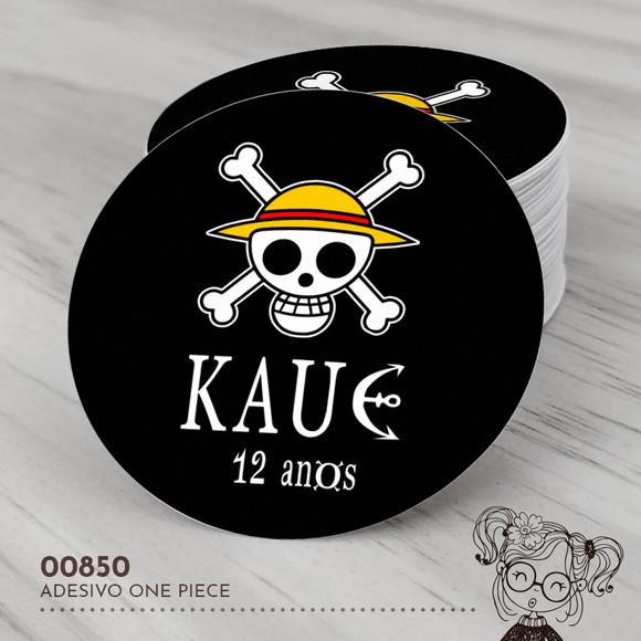 Adesivo Redondo One Piece - 00850