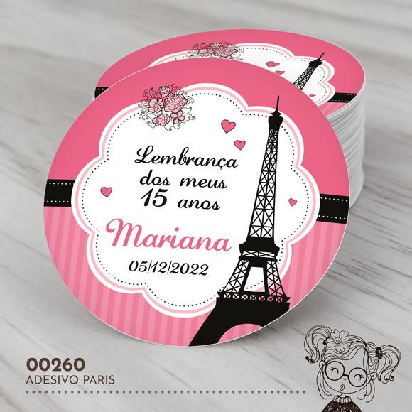 Adesivo Redondo Paris - 00260