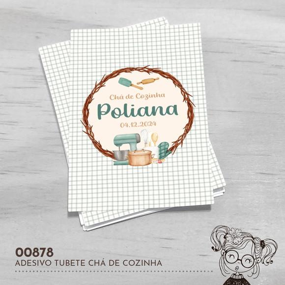 Adesivo Tubete Chá de Cozinha - 00878