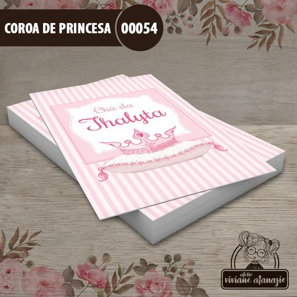 Adesivo Tubete Coroa de Princesa - 00054