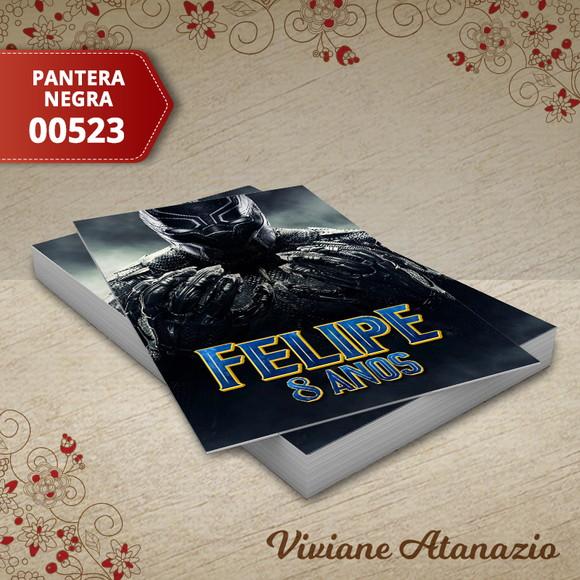 Adesivo Tubete Pantera Negra - 00523