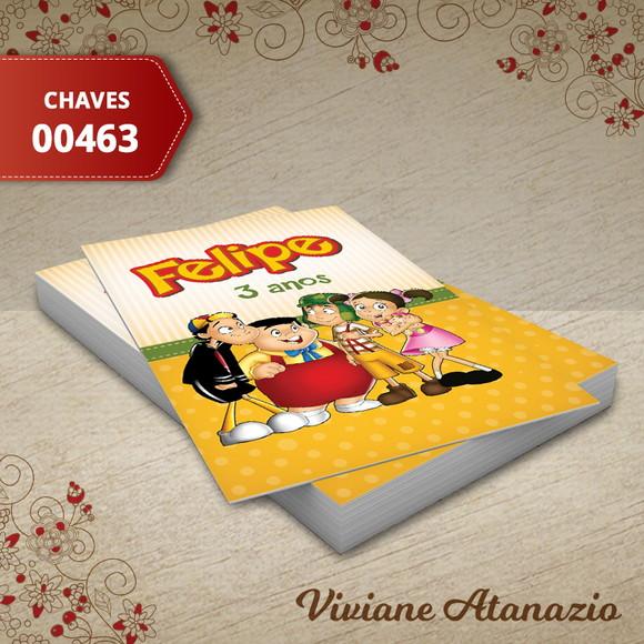 Adesivo Tubete Turma do Chaves - 00463