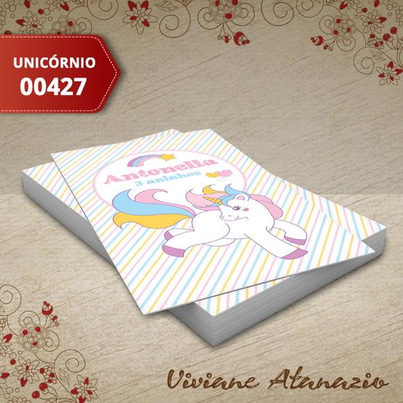 Adesivo Tubete Unicórnio - 00427