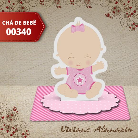 Aplique 3d Chá de Bebê - 00340