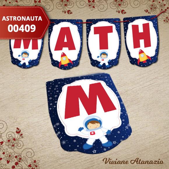 Bandeirola Astronauta - 00409