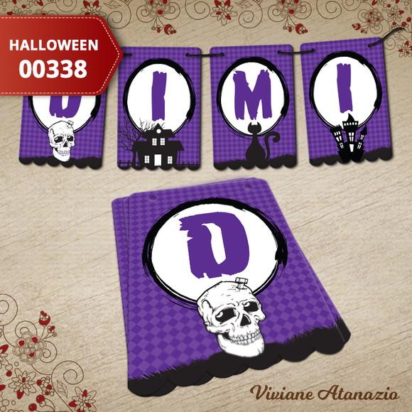 Bandeirola Halloween - 00338
