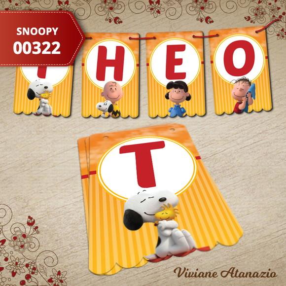 Bandeirola Snoopy - 00322