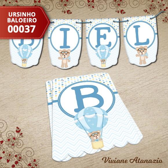 Bandeirola Ursinho Baloeiro - 00445