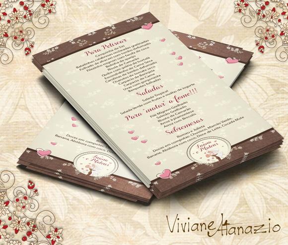 Cardápio Casamento - 00012