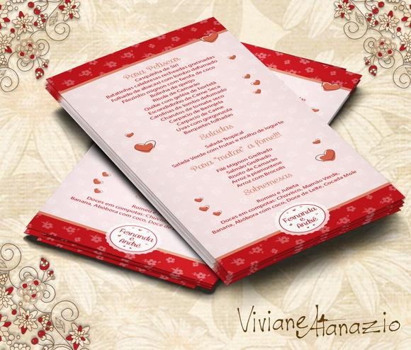 Cardápio Casamento - 00018