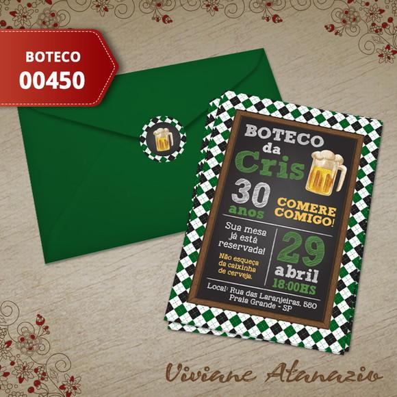 Convite Boteco - 00450