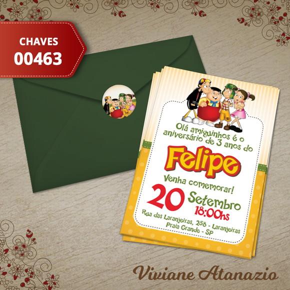 Convite Turma do Chaves - 00463
