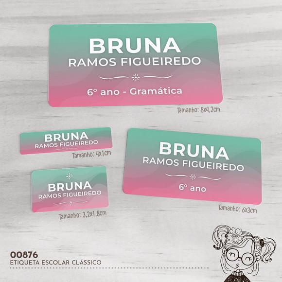 Etiqueta Escolar Clássico - 00876