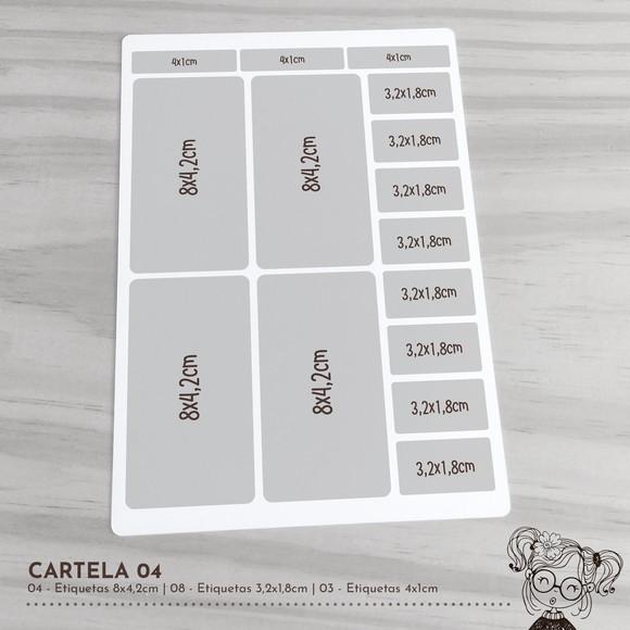 Etiqueta Escolar Nuvens - 00024