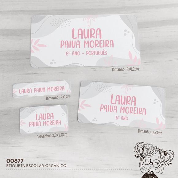 Etiqueta Escolar Orgânico - 00877