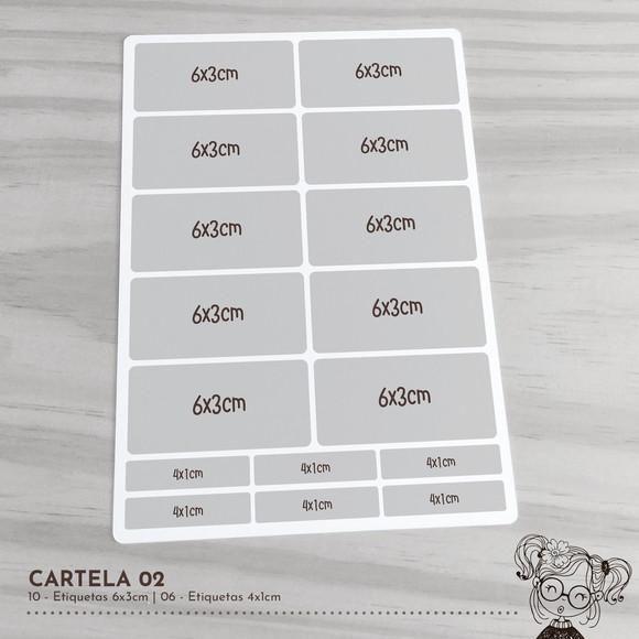 Etiqueta Escolar Panda - 00489