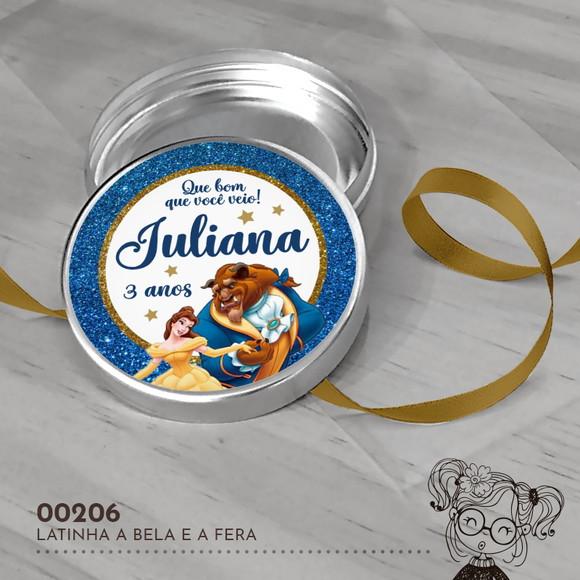 Latinha Adesivada a Bela e a Fera - 00206