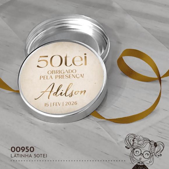 Latinha Adesivada 50tei - 00950
