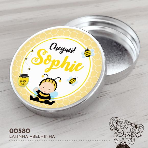 Latinha Adesivada Abelhinhas - 00580