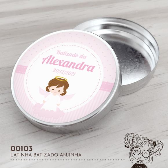 Latinha Adesivada Anjinha - 00103