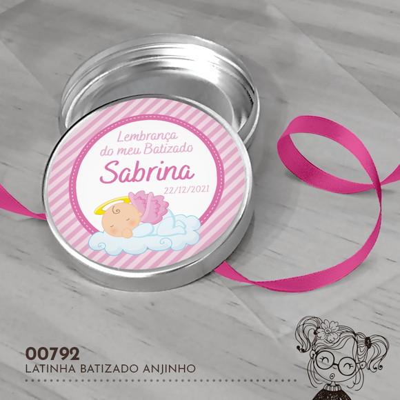 Latinha Adesivada Anjinho - 00792