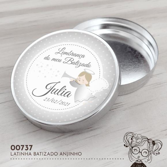 Latinha Adesivada Anjinho - 00737