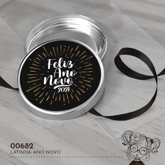 Latinha Adesivada Ano Novo - 00682