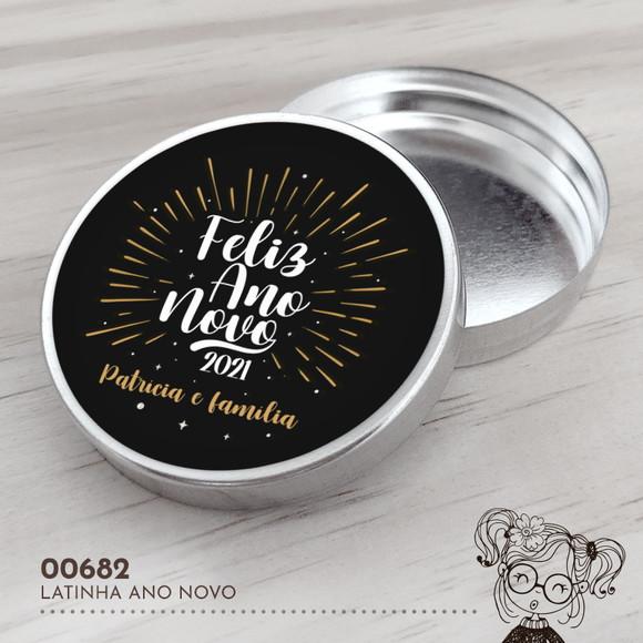 Latinha Adesivada Ano Novo - 00682