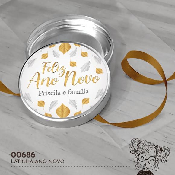 Latinha Adesivada Ano Novo - 00686
