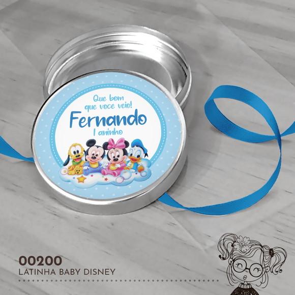 Latinha Adesivada Baby Disney - 00200