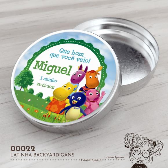 Latinha Adesivada Backyardigans - 00022