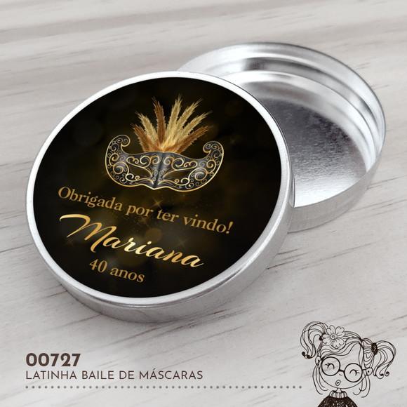 Latinha Adesivada Baile de Máscaras - 00727