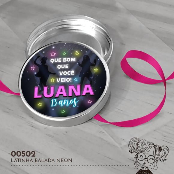Latinha Adesivada Balada - 00502
