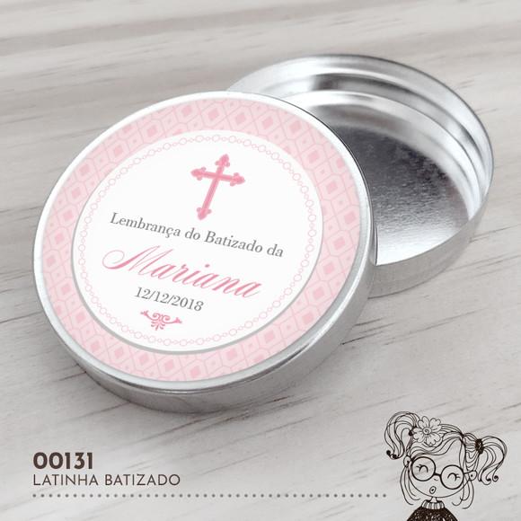 Latinha Adesivada Batizado - 00131
