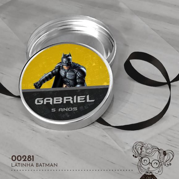 Latinha Adesivada Batman - 00281
