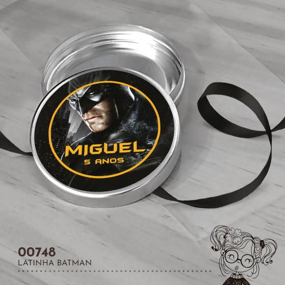 Latinha Adesivada Batman - 00748