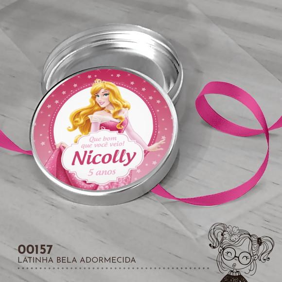 Latinha Adesivada Bela Adormecida - 00157