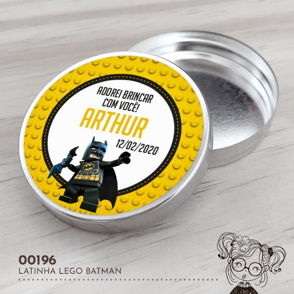 Latinha Adesivada Batman Lego - 00196
