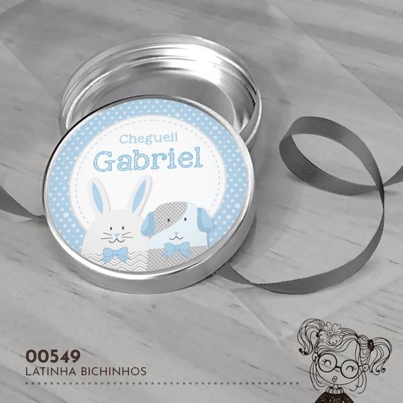 Latinha Adesivada Bichinhos - 00549