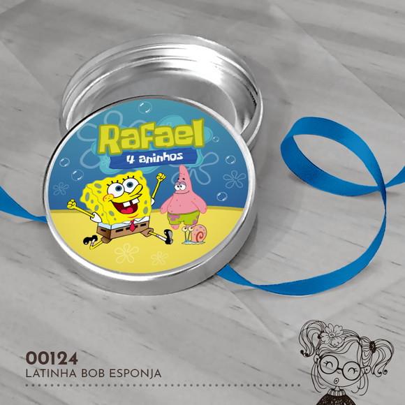 Latinha Adesivada Bob Esponja - 00124