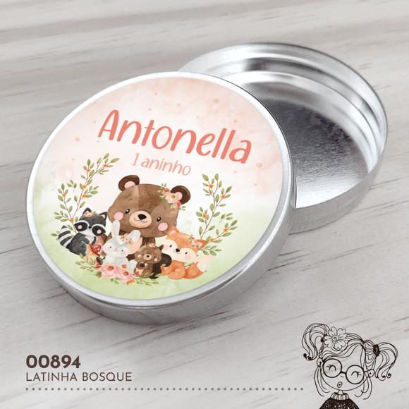 Latinha Adesivada Bosque - 00894