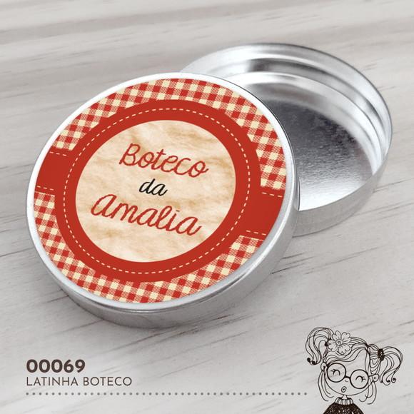 Latinha Adesivada Boteco - 00069