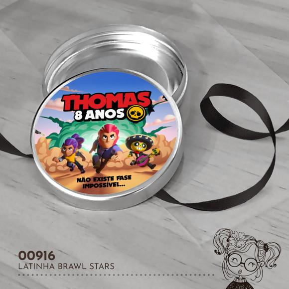 Latinha Adesivada Brawl Stars - 00916