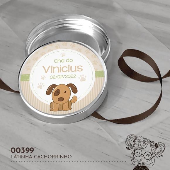 Latinha Adesivada Cachorrinho - 00399