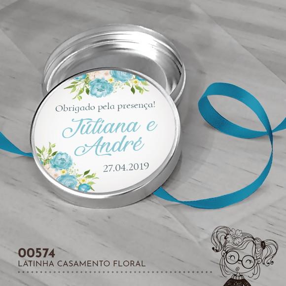 Latinha Adesivada Casamento - 00574