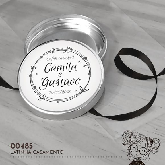 Latinha Adesivada Casamento - 00485