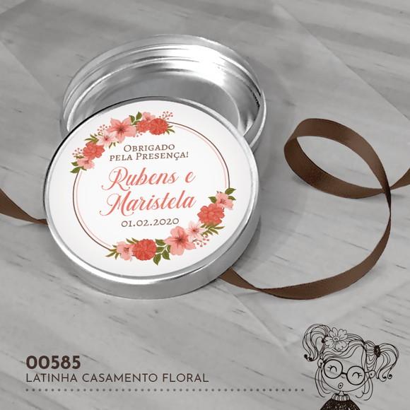 Latinha Adesivada Casamento - 00585